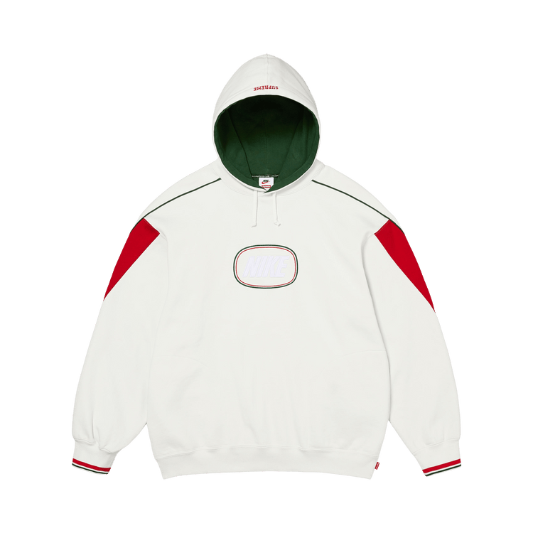 Supreme x Nike Hooded Sweatshirt "White"