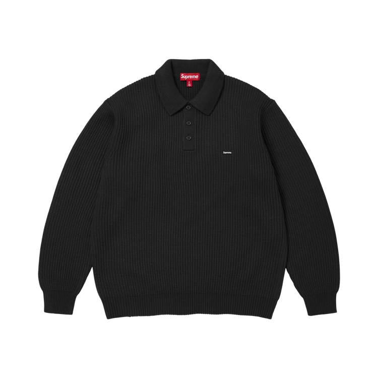 Supreme Small Box Sweater Polo "Black"
