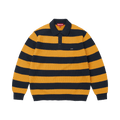 Supreme Small Box Sweater Polo "Navy Stripe"