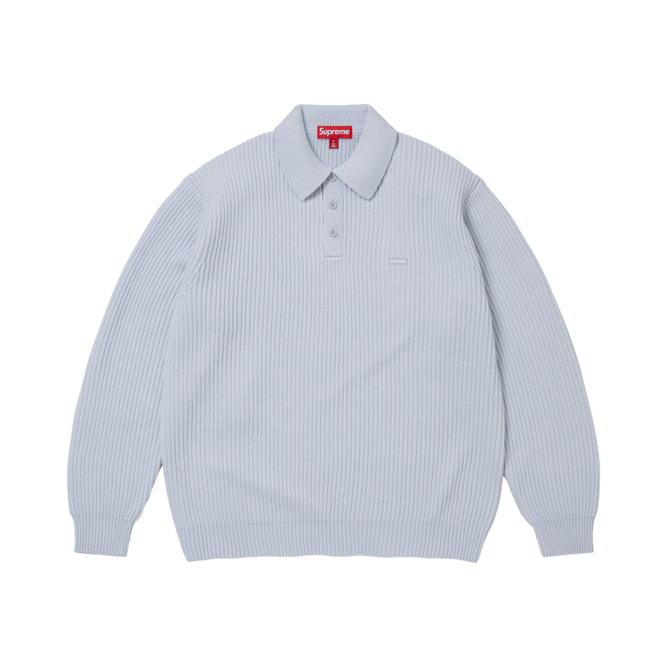 Supreme Small Box Sweater Polo "Light Blue"