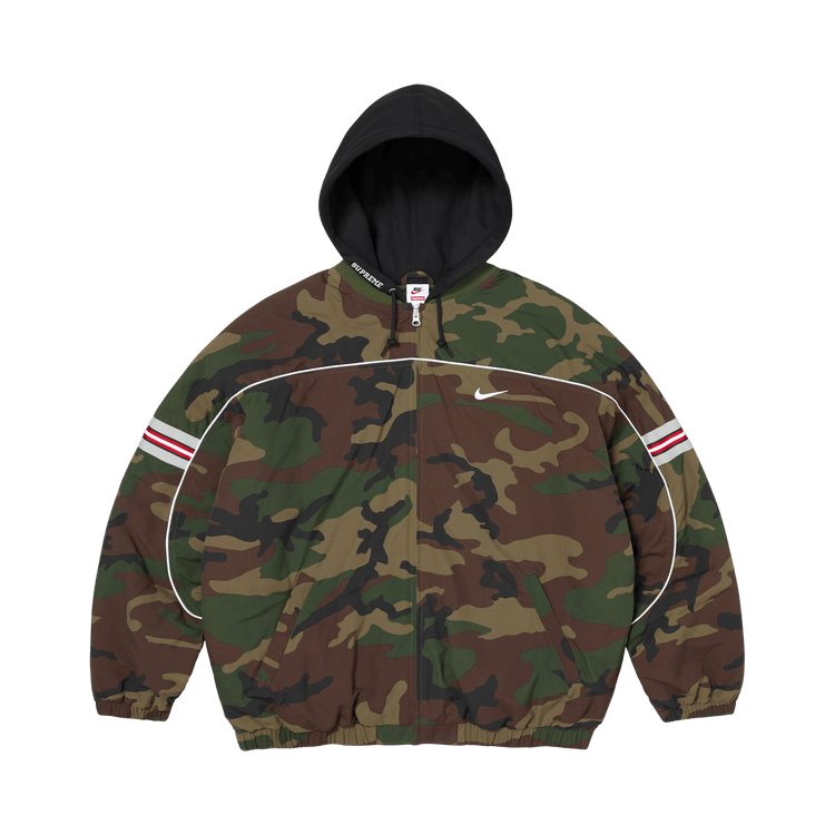 Supreme x Nike Nylon Hooded Jacket "Woodland Camo"