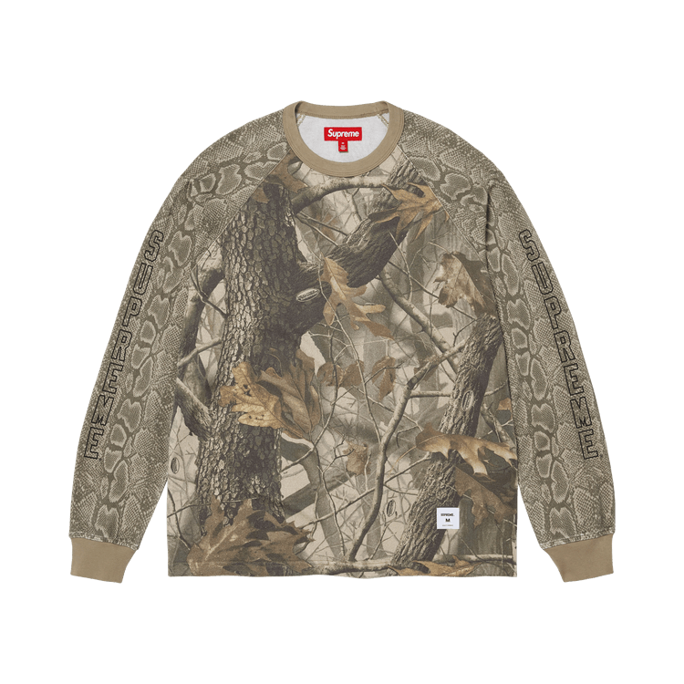 Supreme Wildlife Camo Raglan Long-Sleeve Top "Realtree Hardwoods Camo"