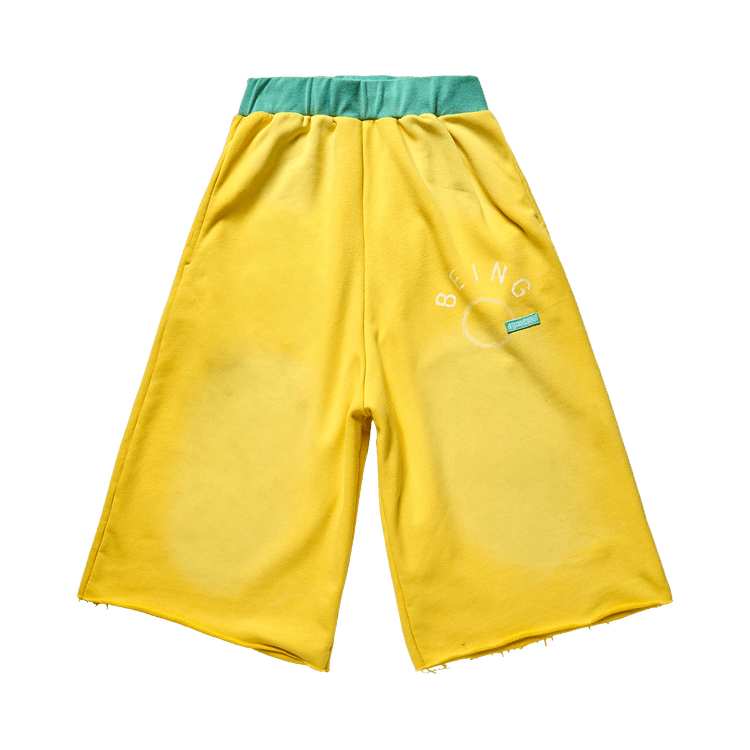 A Good Soul Being Halo Two Tone 3/4 Shorts "Butter"