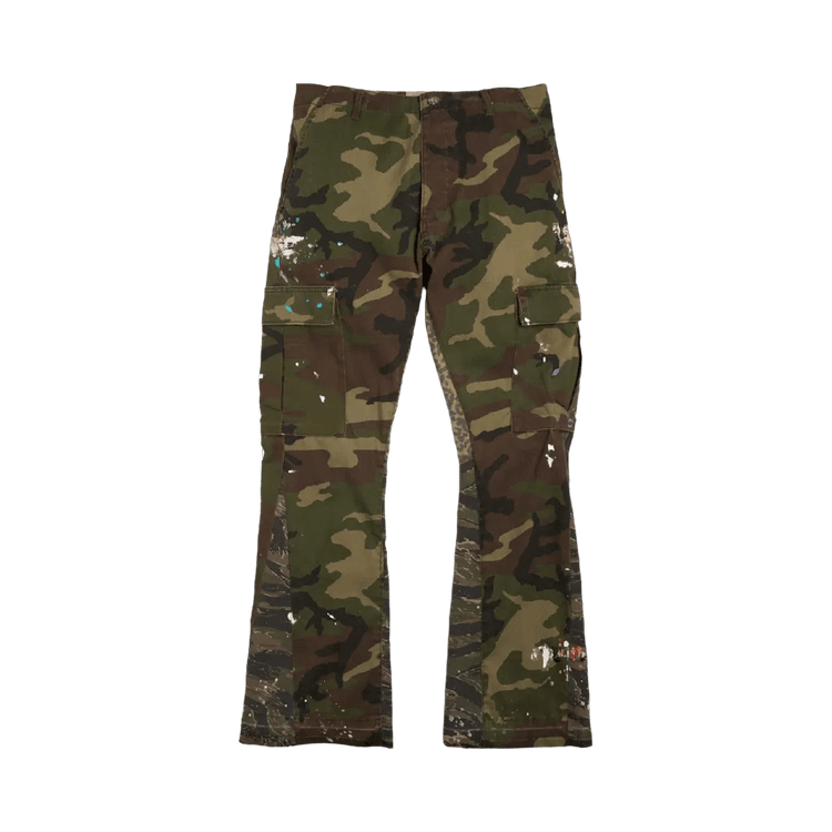 Gallery Dept. La Flare Paint Splatter Pants "Camo"
