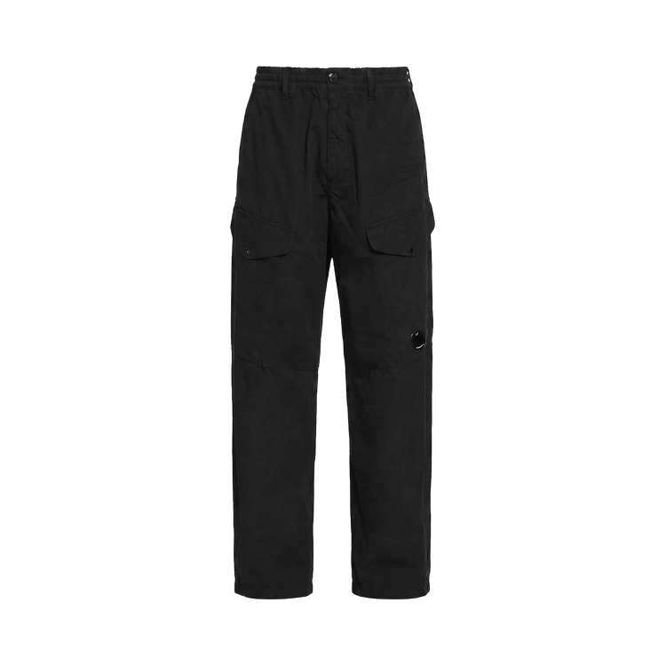 C.P. Company Micro-Reps Boxy Lens Cargo Pants "Black"