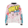 Takashi Murakami Long-Sleeve Wide T-Shirt "Sakura/White"