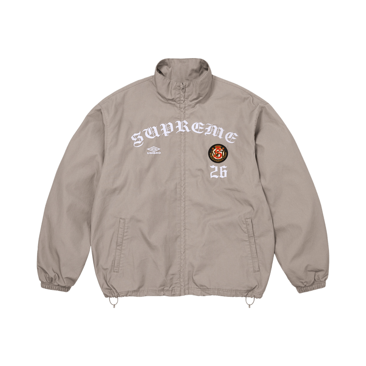 Supreme x Umbro Cotton Ripstop Track Jacket "Grey"