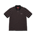 Supreme Stripe Polo "Black"