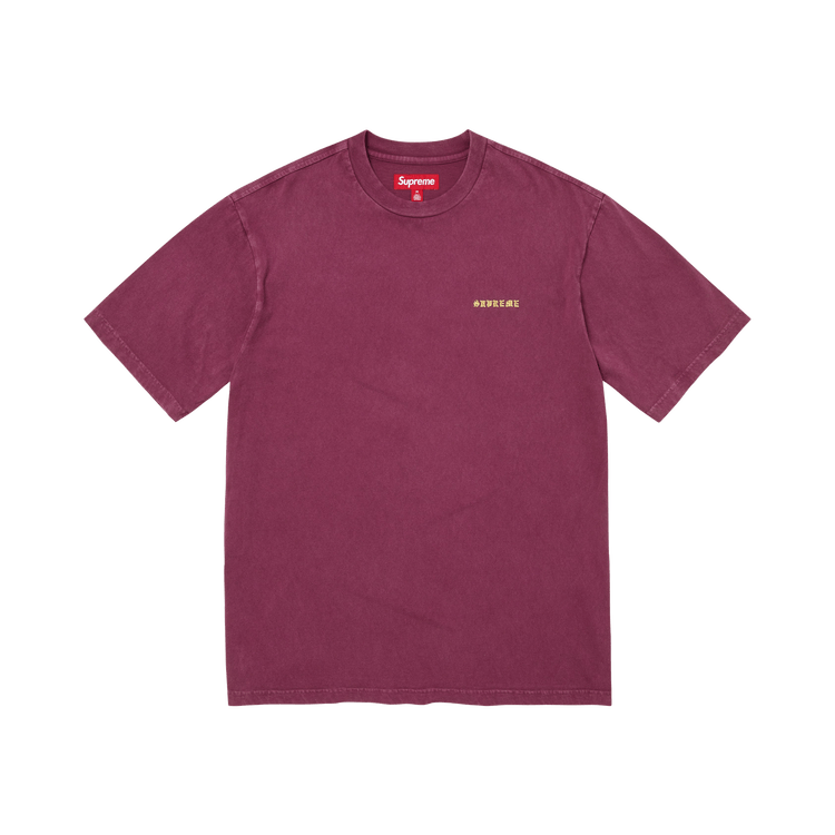 Supreme Washed Short-Sleeve Top "Plum"