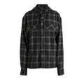 ROA Logger Wool Check Long Sleeve Shirt "Anthracite"