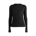Auralee Cashmere Nep Knit Pullover "Mix Black"