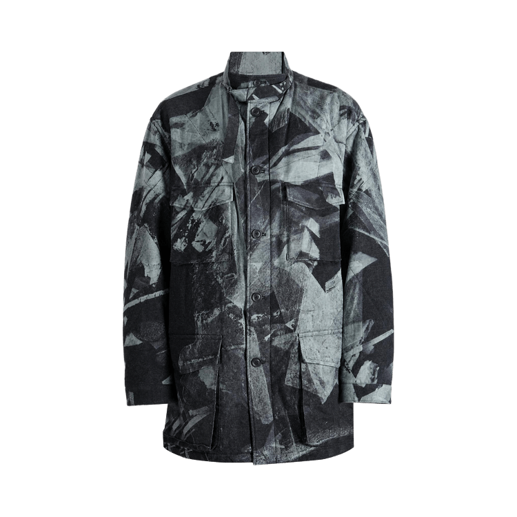 Yohji Yamamoto Pour Homme Monochrome Pt Padded Blouson "Grey"