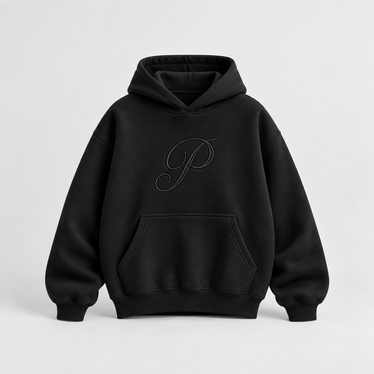 Palamera Black Monogram Hoodie