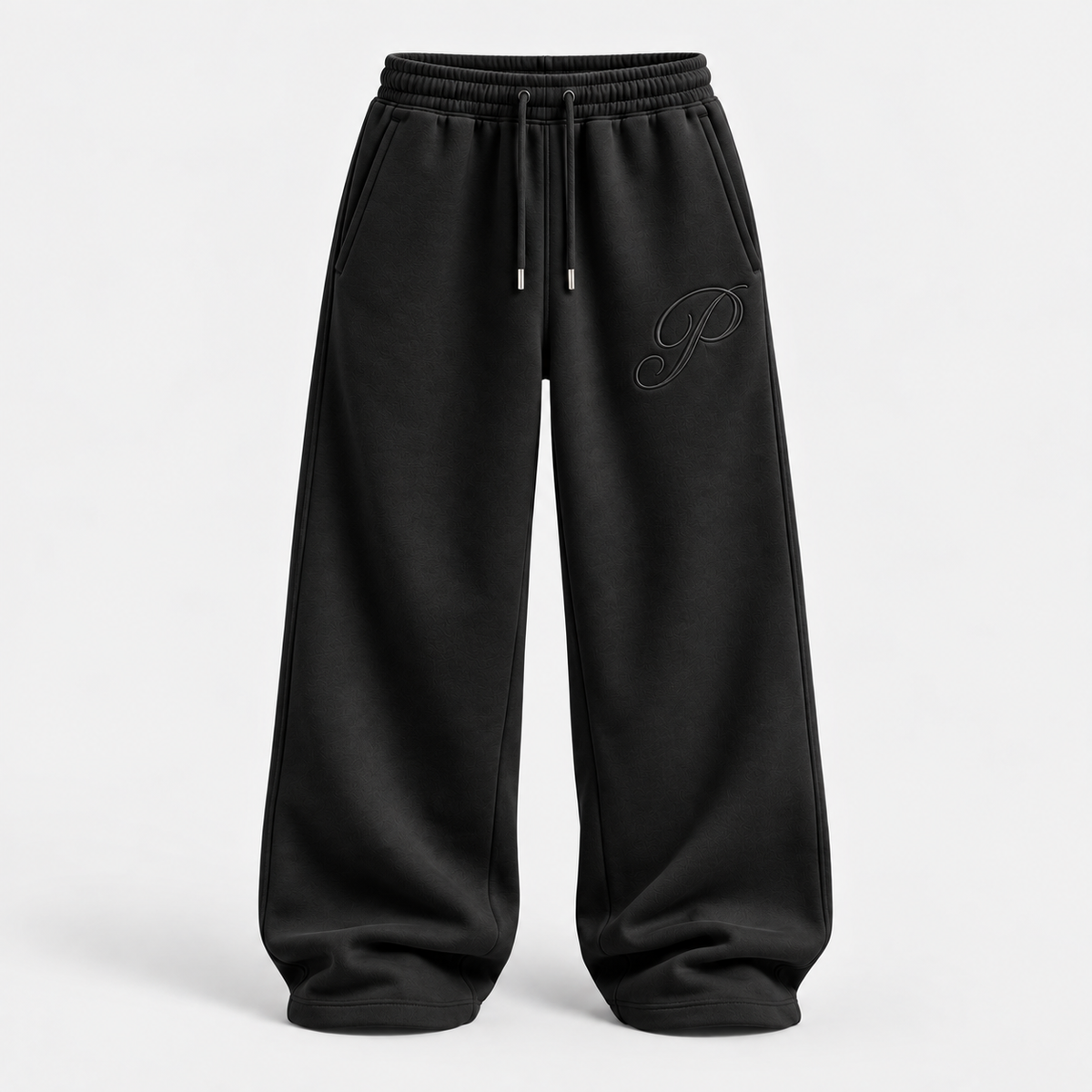 Palamera Black Monogram Sweatpants