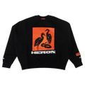 Heron Preston Crewneck Herons Tape "Black"