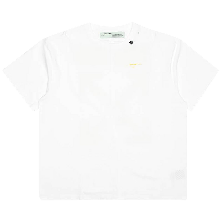 Off-White Acrylic Arrows Short Sleeve Over Tee "White"