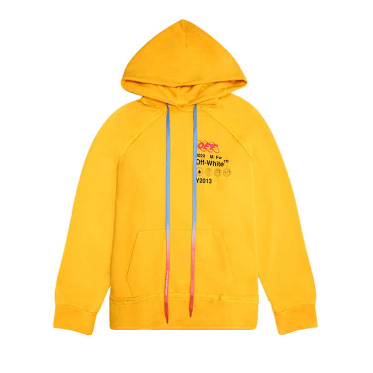 Off-White Industrial Y013 Incomplete Hoodie "Yellow"