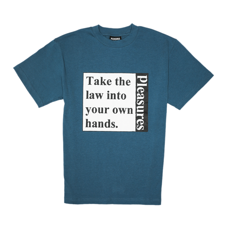 Pleasures Lawless Heavy Weight Shirt "Slate Blue"