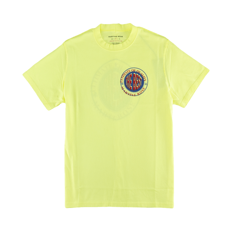 Martine Rose Inverted T-Shirt "Fluoro"