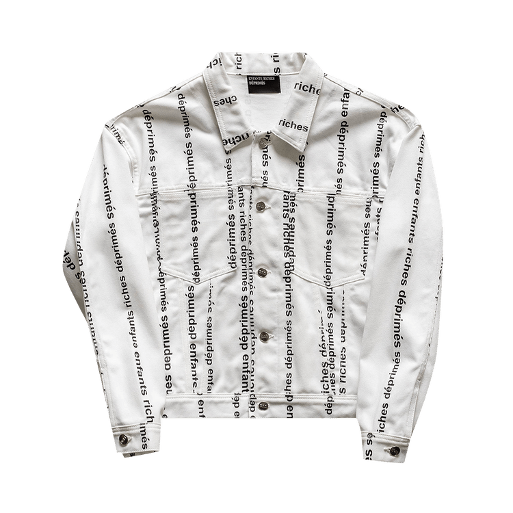 Enfants Riches Déprimés Logo Denim Jacket "White"