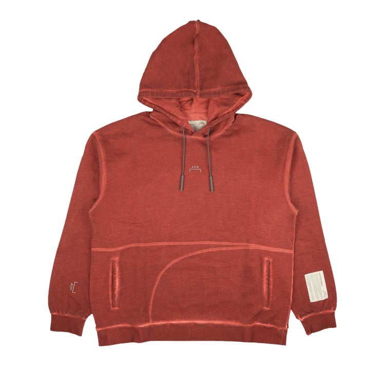 A-Cold-Wall* Classic Flat Overlock Hoodie "Dark Rust"