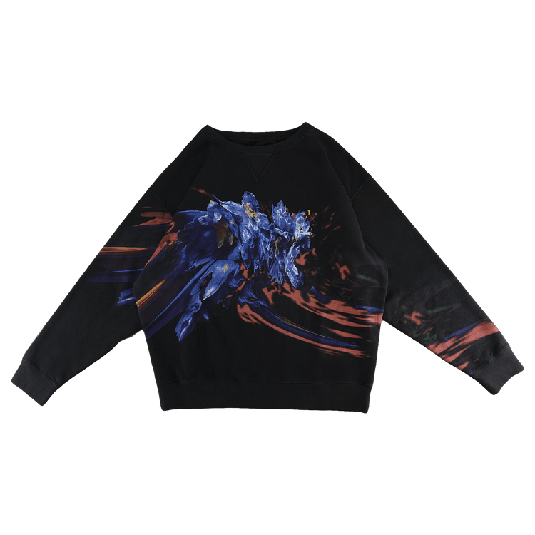 Maison Margiela Flower Print Sweatshirt "Black"