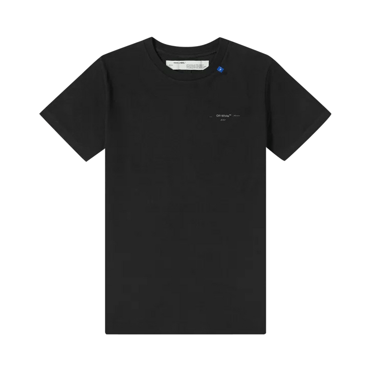 Off-White Unfinished Short Sleeve Over Tee "Black / Silver"