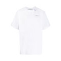 Off-White Unfinished Short Sleeve Over Tee "White / Silver"