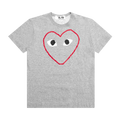 Comme des Garçons PLAY Red Heart Sketch T-Shirt "Grey"