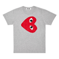Comme des Garçons PLAY Red Heart T-Shirt "Grey"
