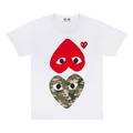 Comme des Garçons PLAY Upside Down Camo T-Shirt "White"