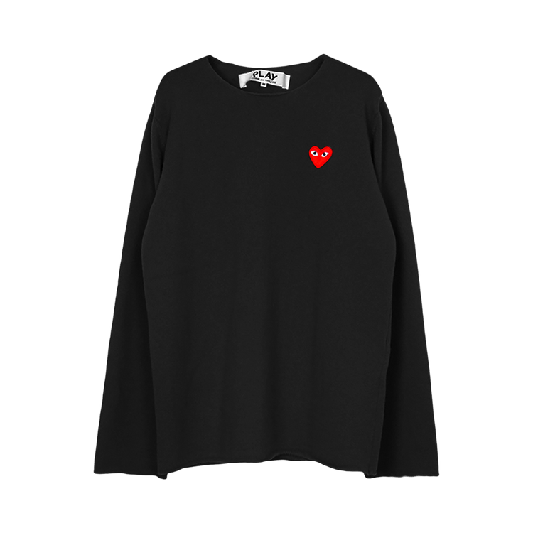 Comme des Garçons PLAY Red Heart Sweater "Black"