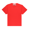 Off-White Unfinished Oversize T-Shirt 'Red