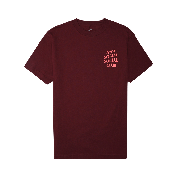 Anti Social Social Club Logo 2 T-Shirt "Maroon"