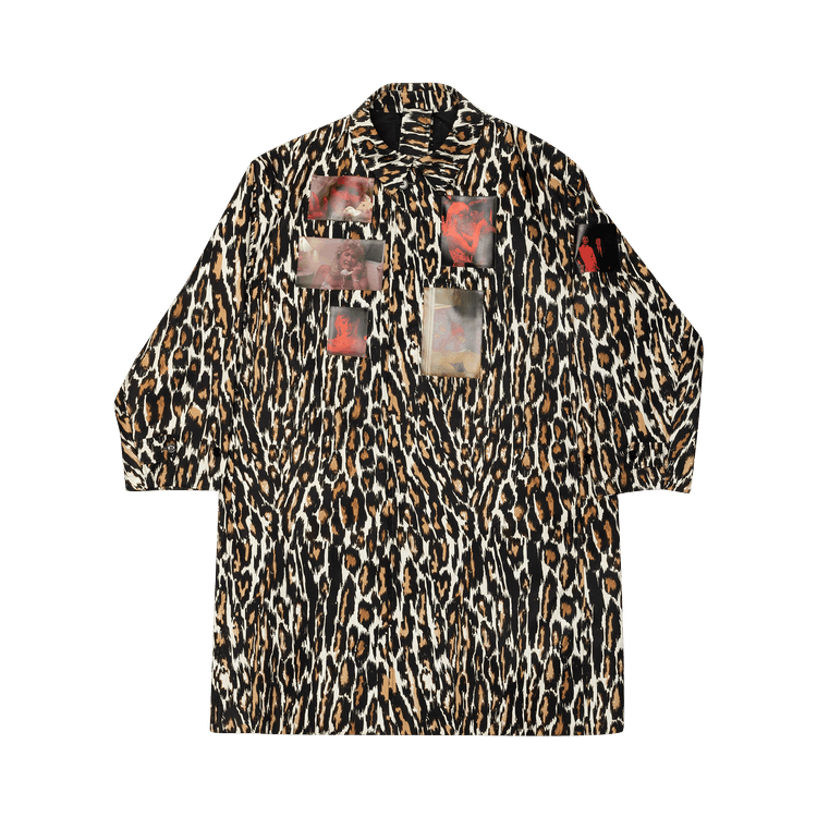 Raf Simons Animalier Coat "Ecru Brown"