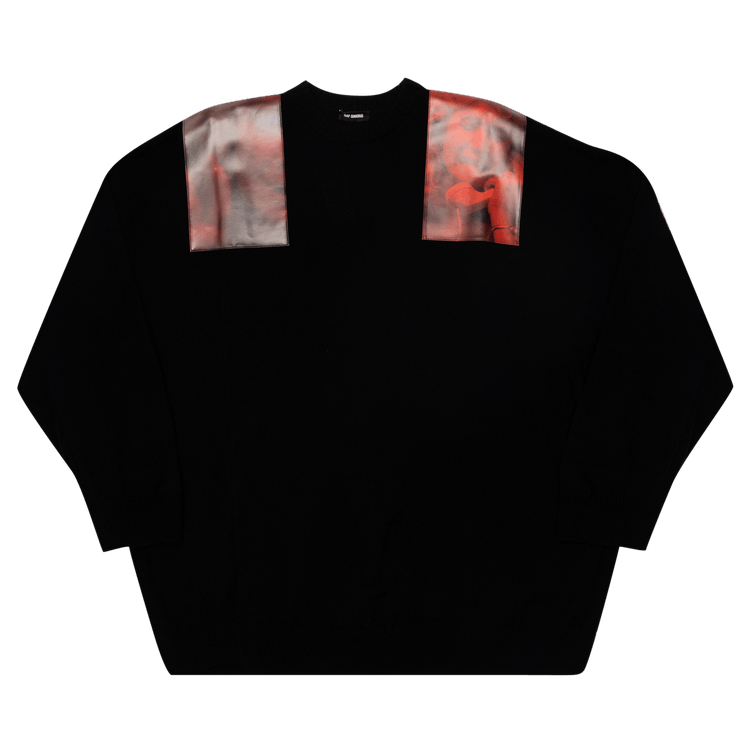 Raf Simons Laura Dern Patch Knit "Black"