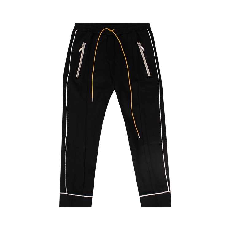 Rhude Contrasting Trim Track Pant "Black"
