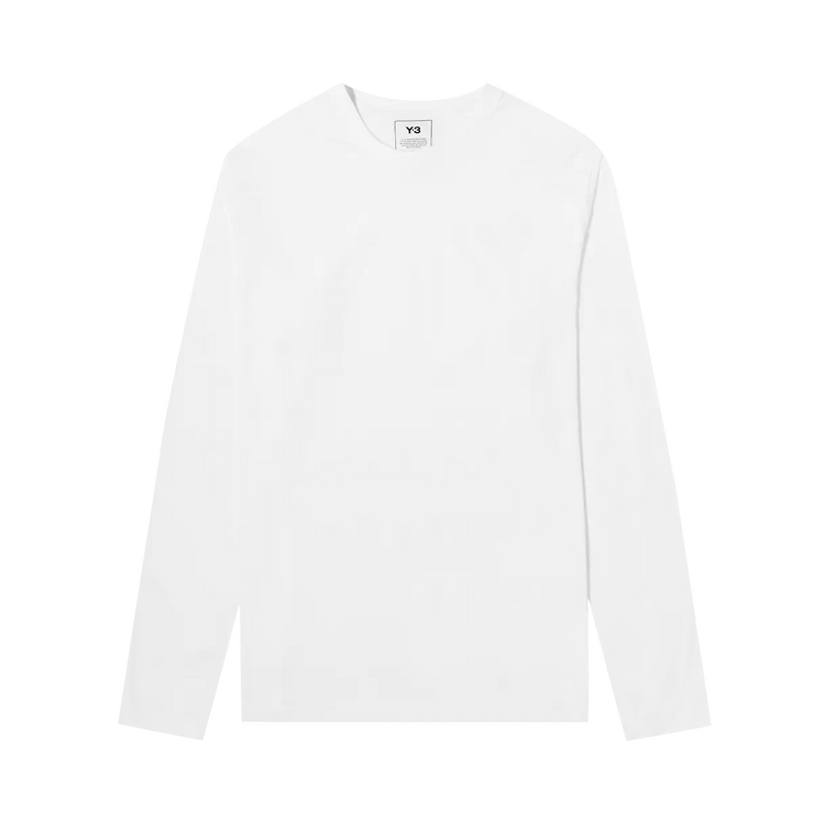 Y-3 Classic Chest Logo Long-Sleeve Tee "Core White"