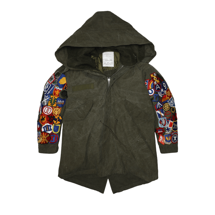 READYMADE Fishtail Parka w/ Patches "Green"