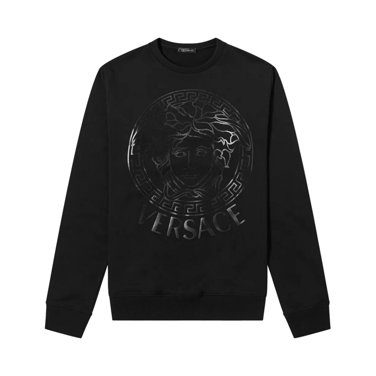 Versace Medusa Print Sweatshirt "Black"
