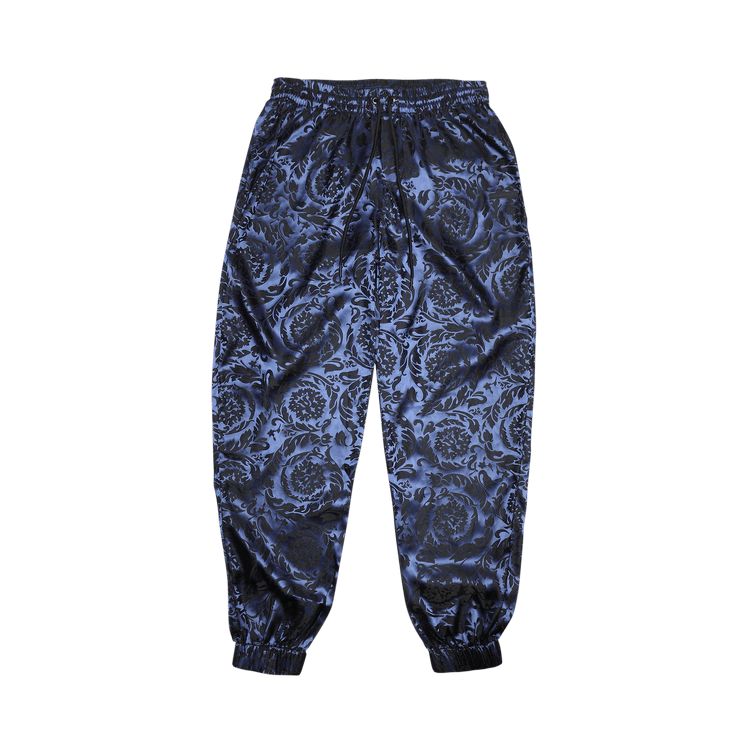 Versace Barocco Print Gym Pants "Blue"