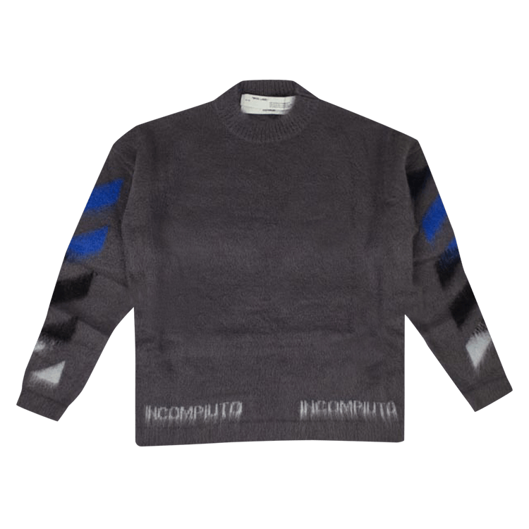 Off-White Diag Brushed Knitwear "Grey"