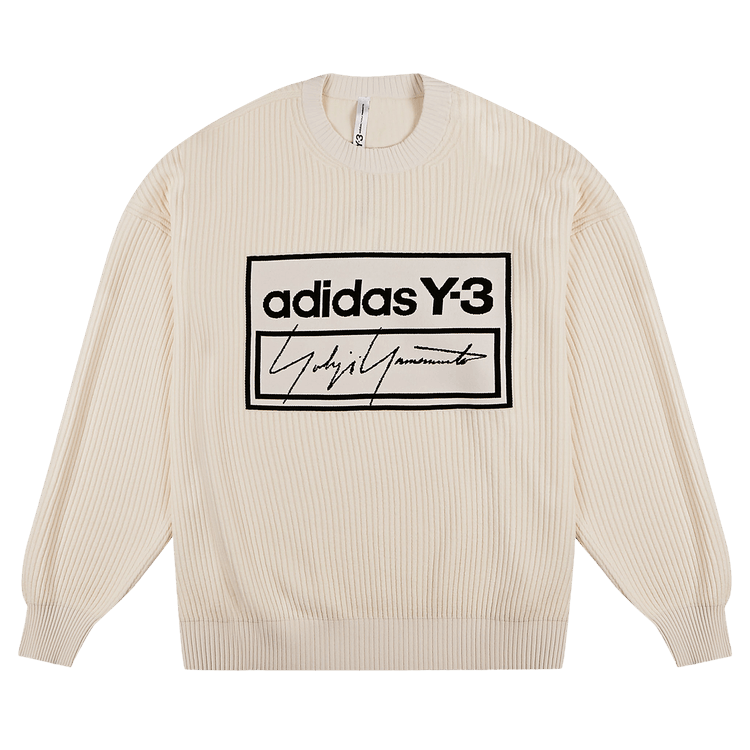 Y-3 Tech Knit Crew Sweater "Ecru"