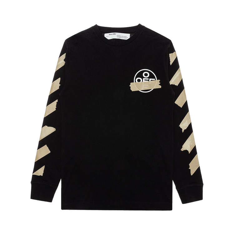 Off-White Tape Arrows Long Sleeve T-Shirt "Black"