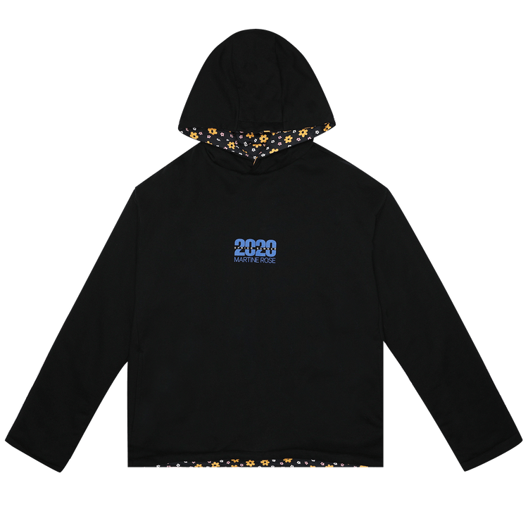 Martine Rose Hoodie With 20/20 Artwork "Black"