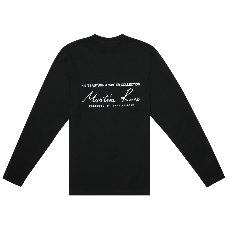 Martine Rose Classic Long-Sleeve T-Shirt "Black"
