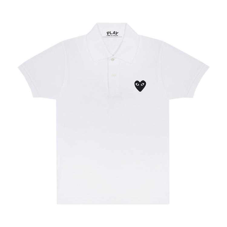 Comme des Garçons PLAY Polo T-Shirt "White"