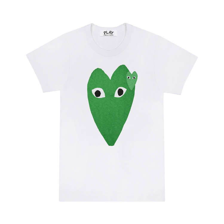 Comme des Garçons PLAY T-Shirt "White/Green"