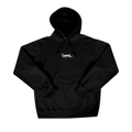 Supreme Tag Logo Hooded Sweatshirt "Black"