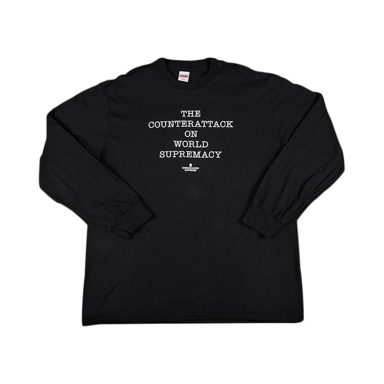 Supreme x Undercover x Public Enemy Counterattack Long-Sleeve T-Shirt "Black"